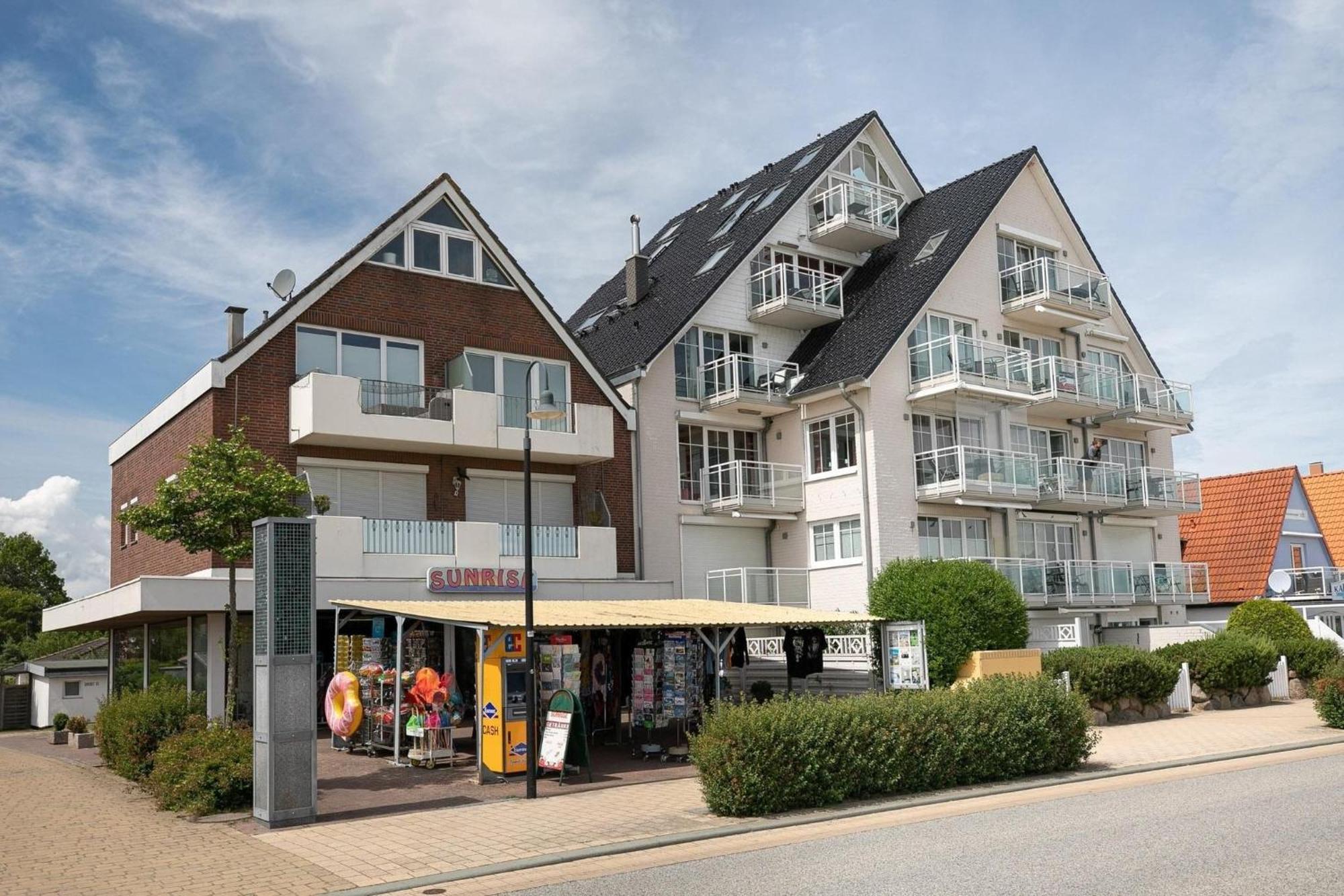 Strand Domizil Wohnung 2 Haffkrug Bagian luar foto