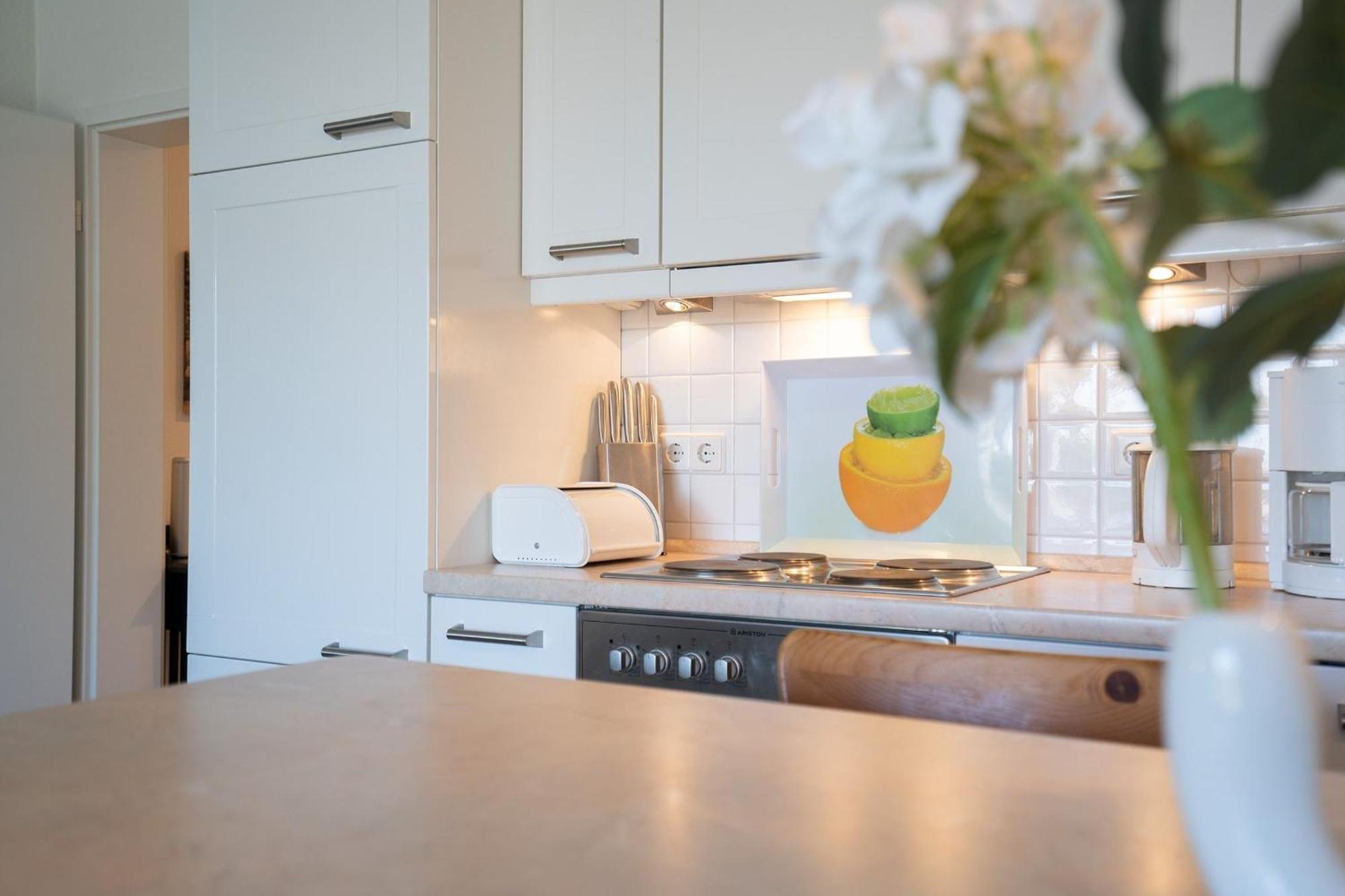 Strand Domizil Wohnung 2 Haffkrug Bagian luar foto