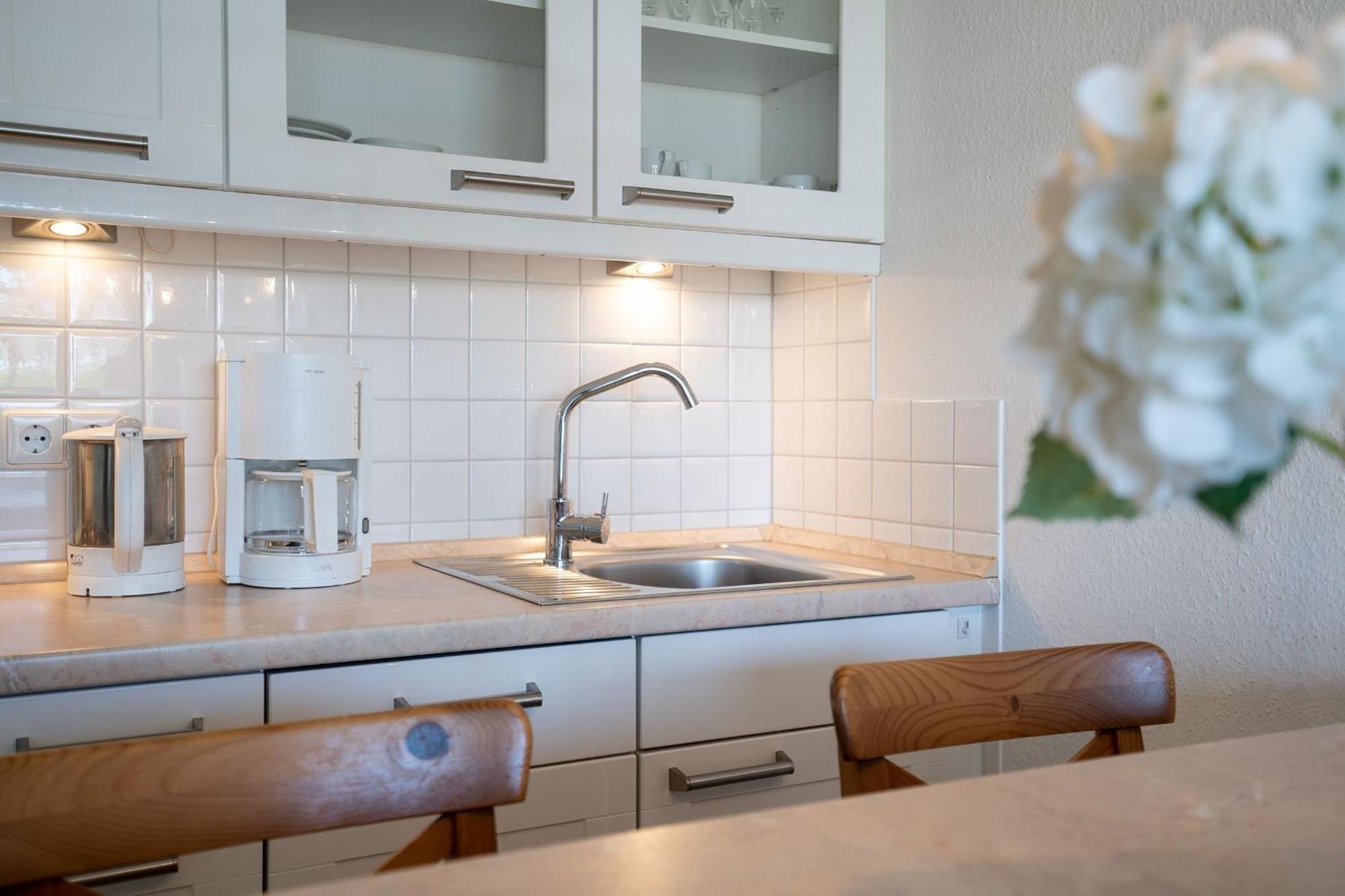 Strand Domizil Wohnung 2 Haffkrug Bagian luar foto