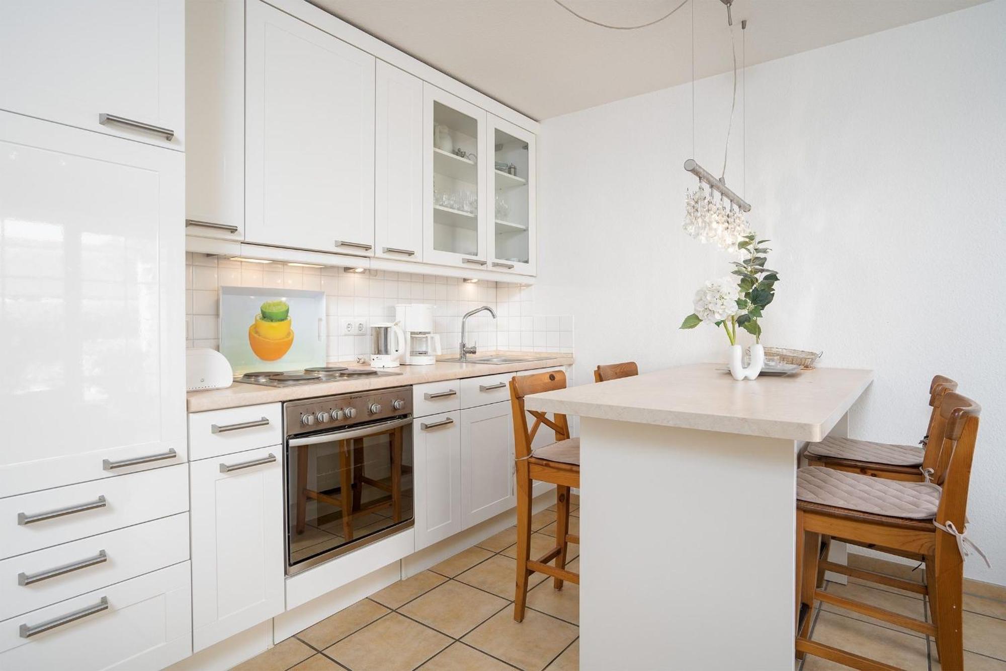 Strand Domizil Wohnung 2 Haffkrug Bagian luar foto