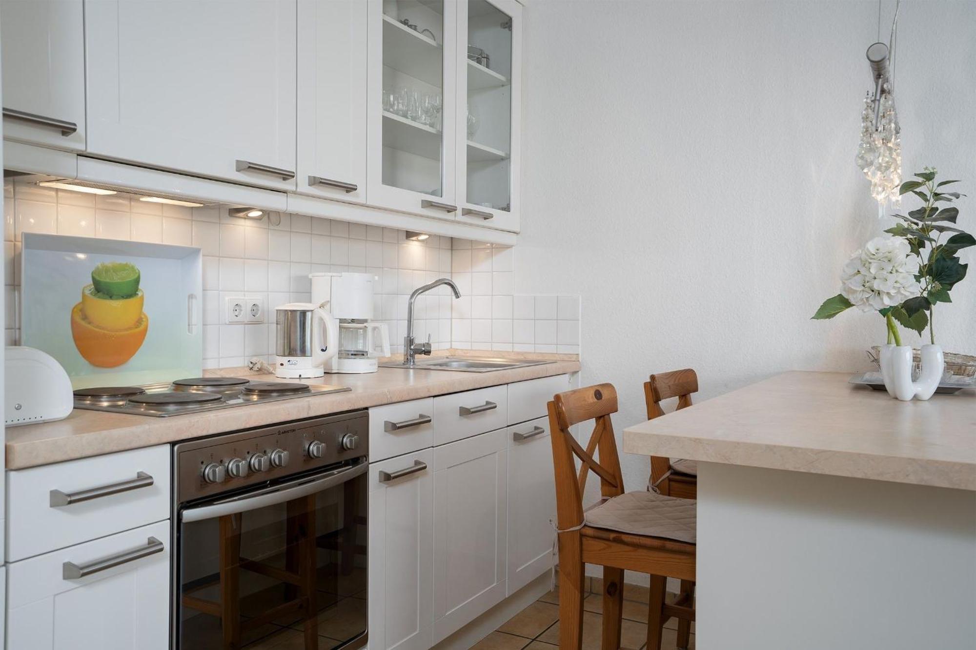 Strand Domizil Wohnung 2 Haffkrug Bagian luar foto
